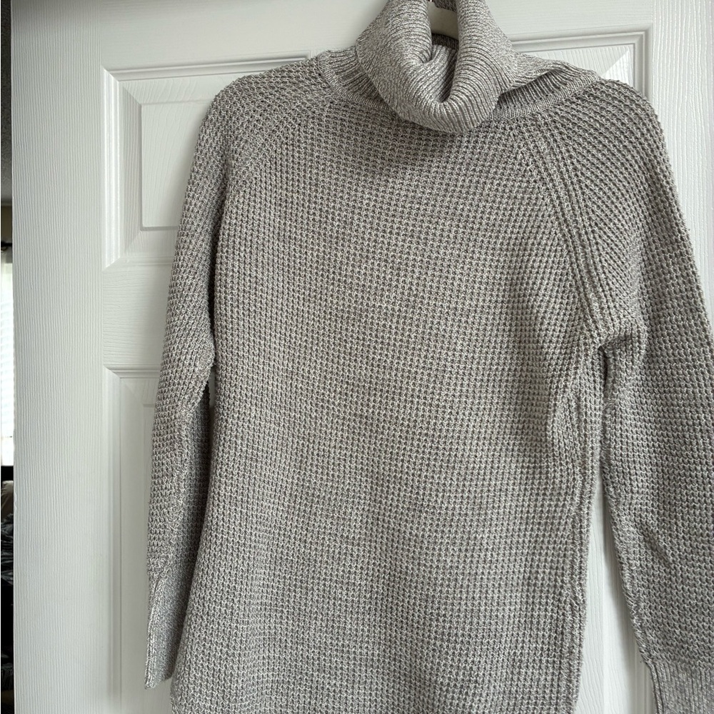 Cozy Gray Turtleneck Sweater